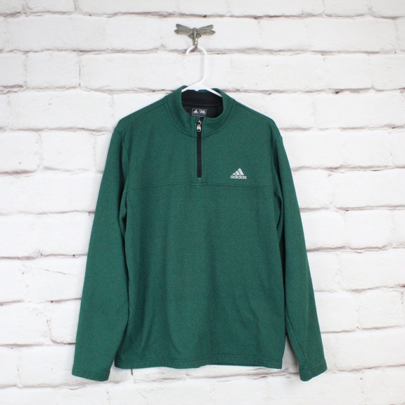 adidas Other - Adidas Green Long Sleeve Polo Layer Shirt Size M